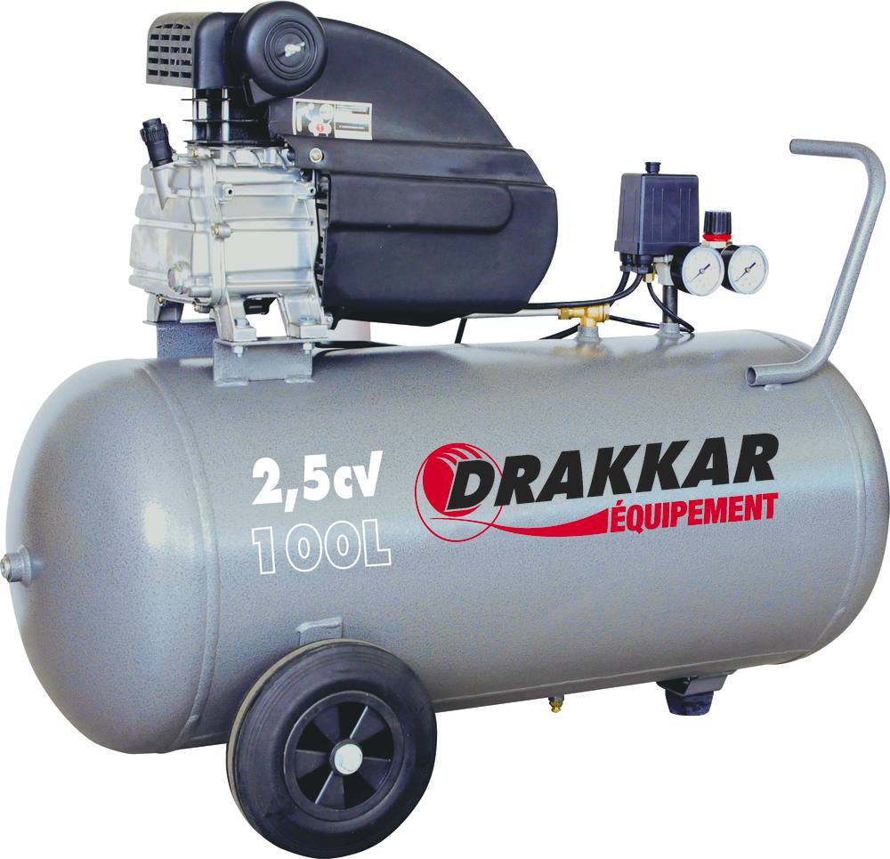 COMPRESSEUR 100L COAX. 2.5 CV MONO