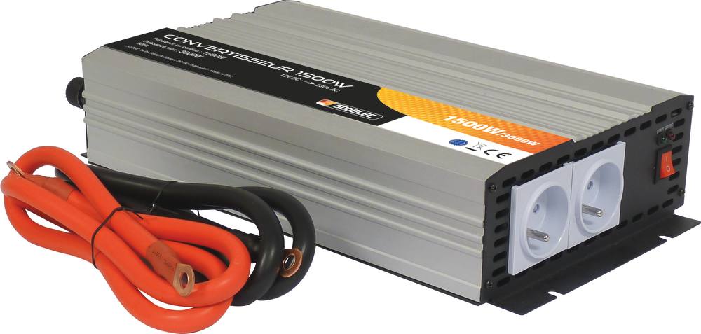 CONVERTISSEUR 1500W 12V DC / 230V A