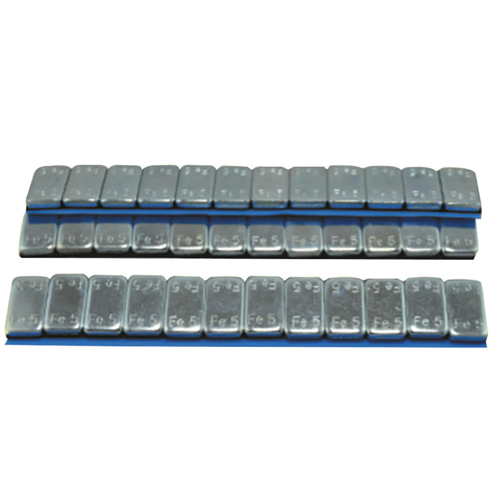 MASSE D'EQUILIBRAGE AUTOCOLLANTE DE FER 60GR (12X5GR.)