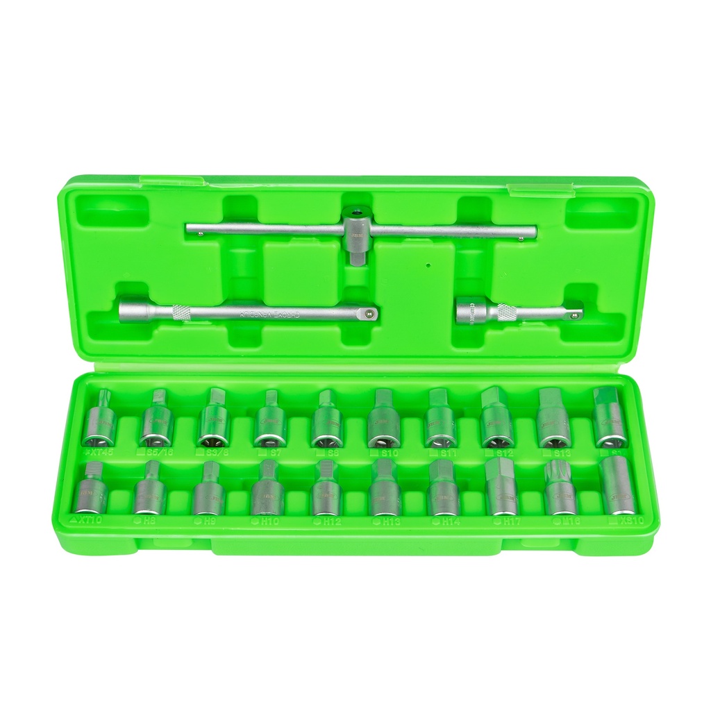 COFFRET DOUILLES DE VIDANGE 23PCS