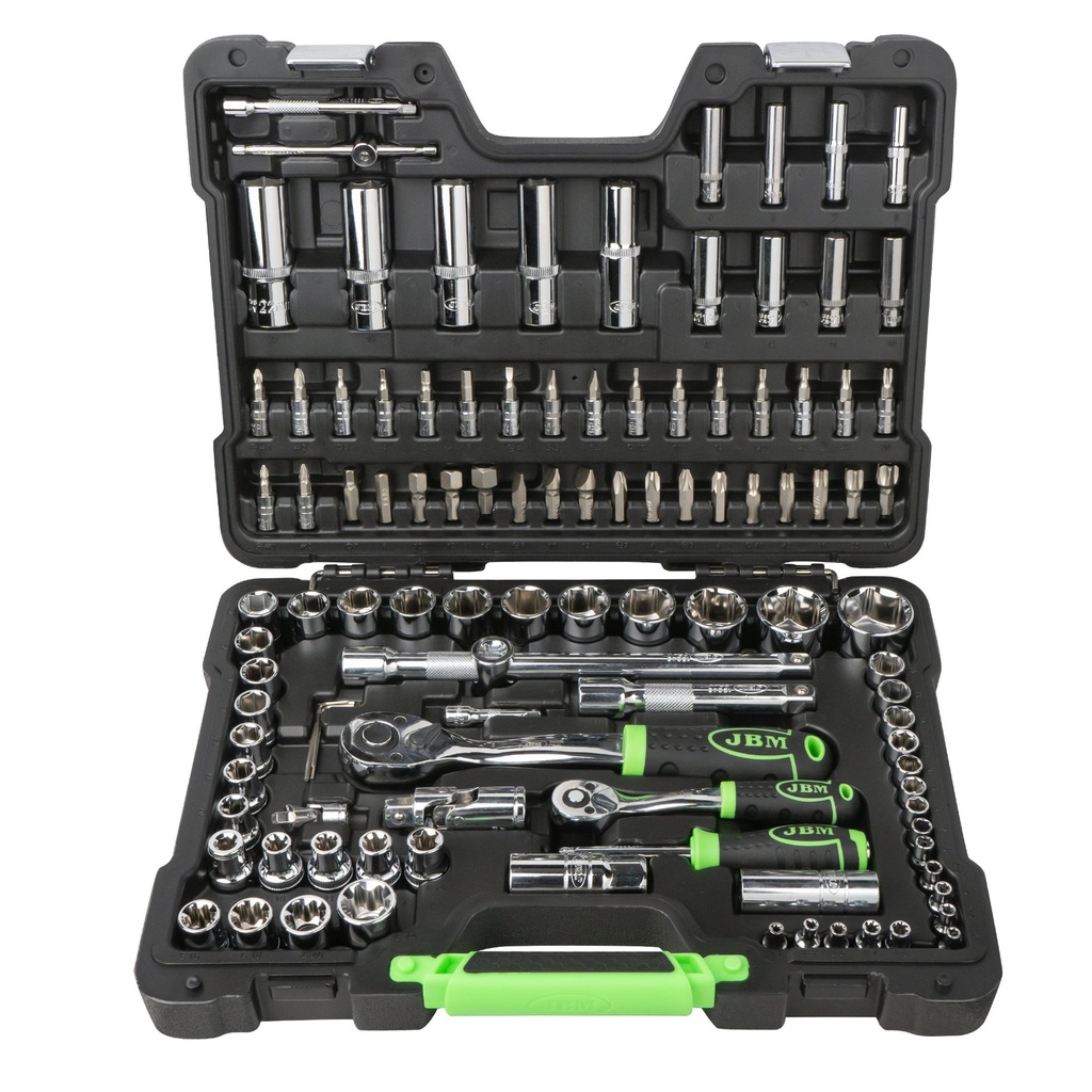 COFFRET DOUILLES 108 PCS 6 PANS