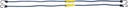 2 SANDOWS LONGUEUR 1M DIAM 8MM