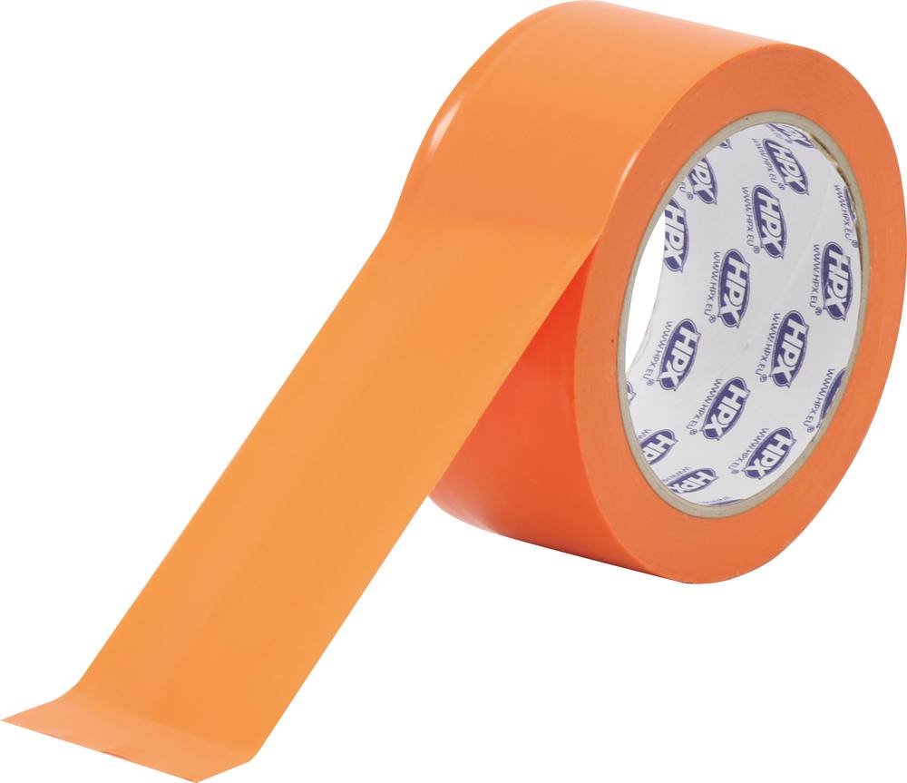 ADHESIF PVC PAR VAPEUR ORANGE 50MMX