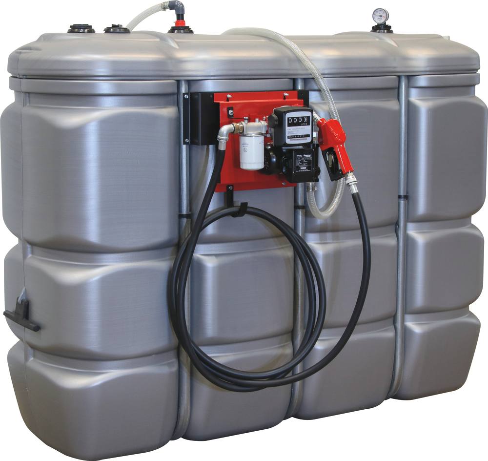 CUVE STOCKAGE FUEL PEHD DP 2000L ST