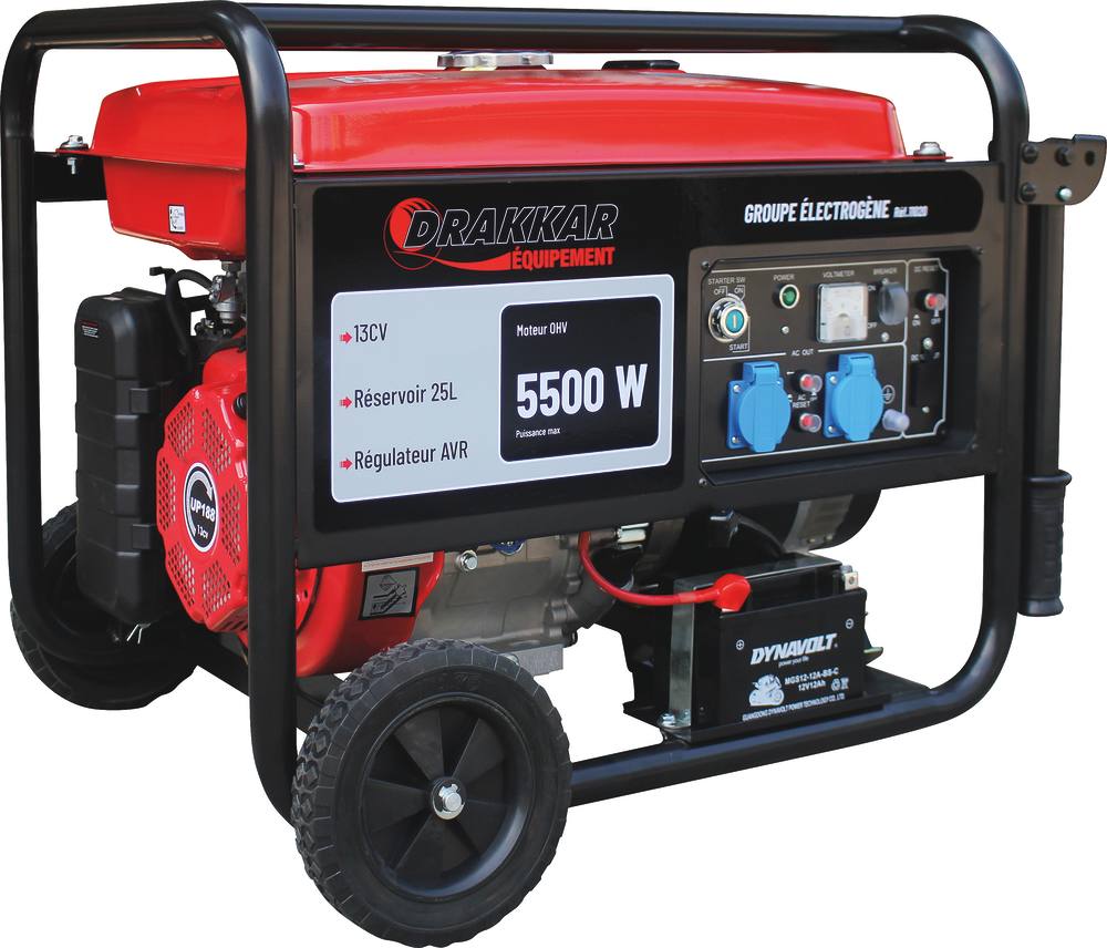 GROUPE ELECTROGENE ESSENCE 5500W 13
