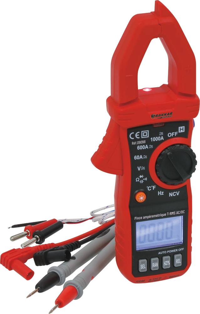 PINCE AMPEREMETRIQUE 1000A AC/DC