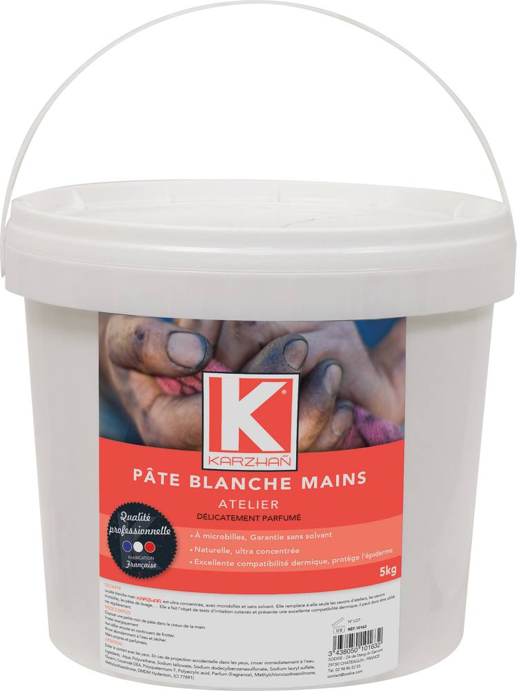 PATE MICROBILLE POUR LAVAGE DES MAI