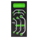 MODULE EN EVA EN FIBRE DE CARBONE AVEC 5 JEUX DE CLÉS DE TYPE C - REVÊTEMENT MIROIR