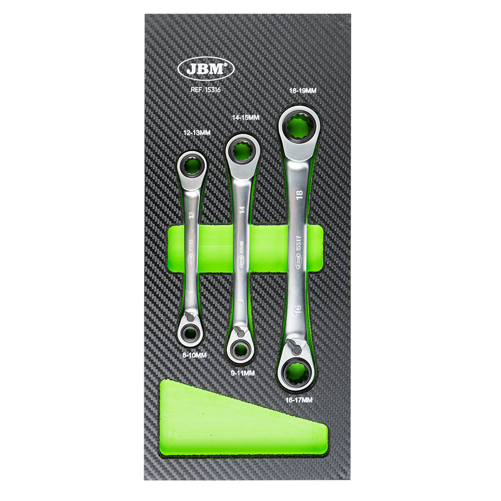 JEU DE 3 CLÉS A 72 DENTS - TYPE « 4 EN 1 »