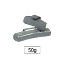 MASSE D'EQUILIBRAGE EN ZINC 50G JANTE FRA.