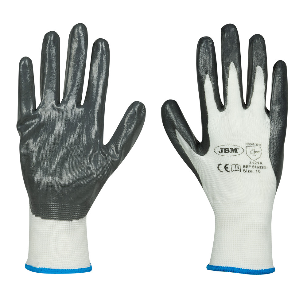 GANT PAUME NITRILE/DOS TISSU EN388-3221X