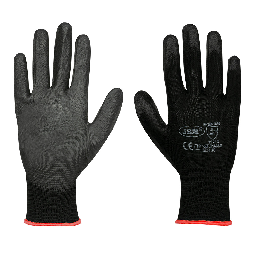 GANTS DE TRAVAIL RENFORCÉE POLYURÉTHANE T.8