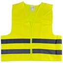 GILET JAUNE AVEC RUBAN GRANDE VISIBILITÉ HOMOLOGUE