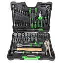 COFFRET D'OUTILS DE 72 PIÈCES AVEC DOUILLES HEXAGONALES ZINGUÉES