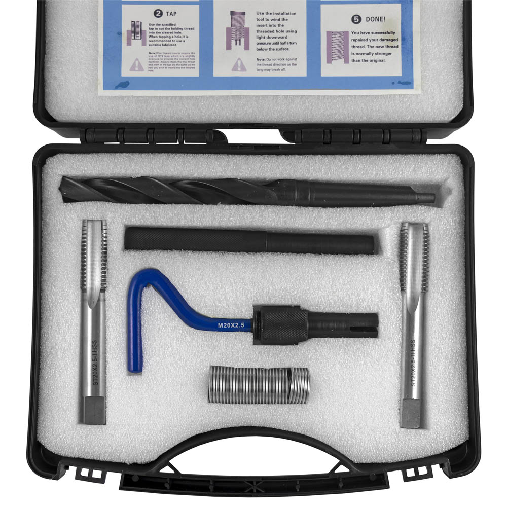 KIT INSERTS HÉLICOÏDAUX M20X2,5