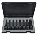 JEU DE 8 DOUILLES A CHOC TORX DE 1/2"