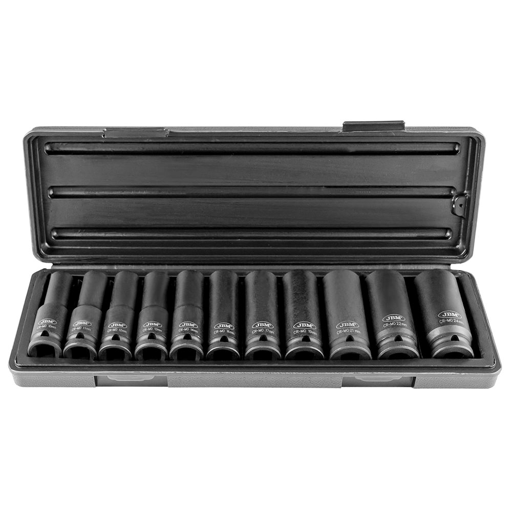 JEU DE 11 DOUILLES À CHOC 6 PANS DE 1/2