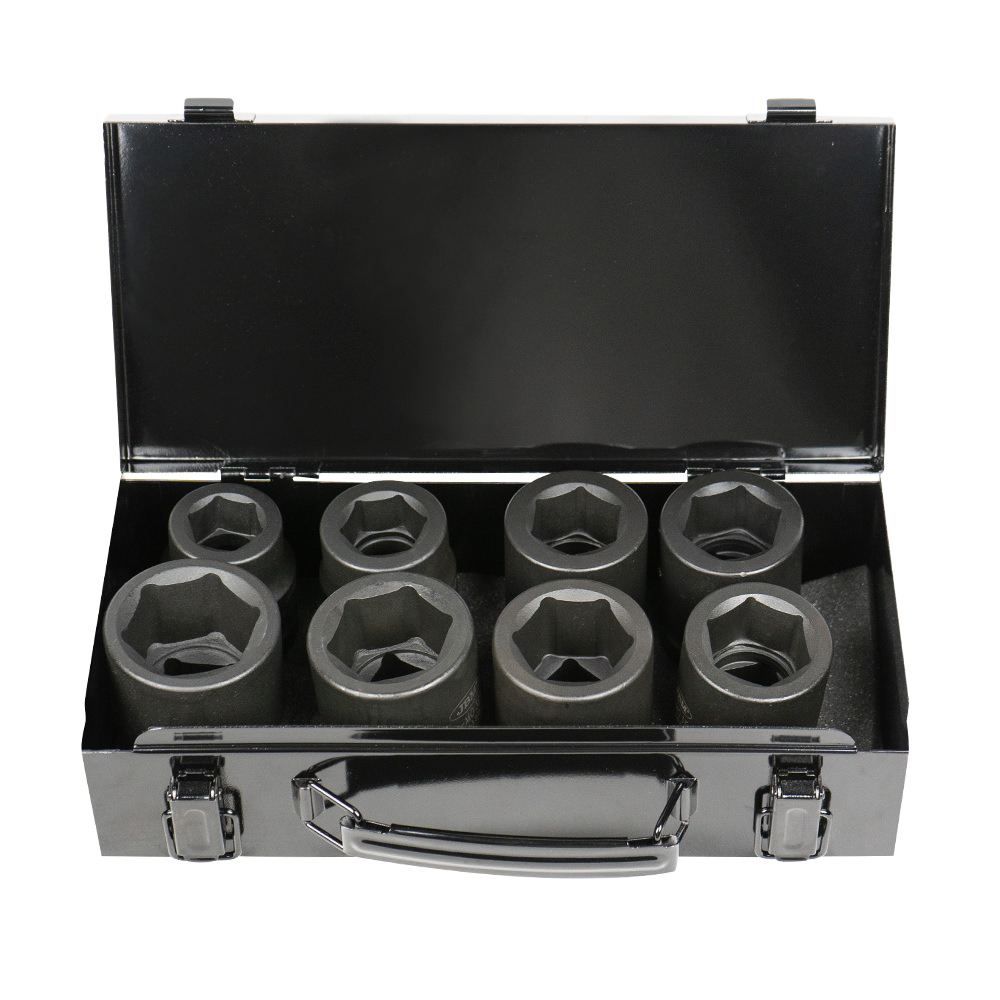 JEU DE 8 DOUILLES À CHOC 6 PANS 1"