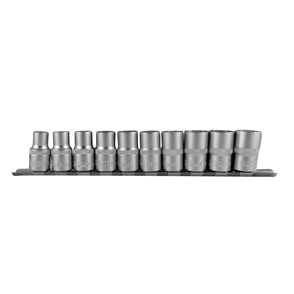 RAIL A DOUILLES TOURNEVIS 1/2" 6 PANS
