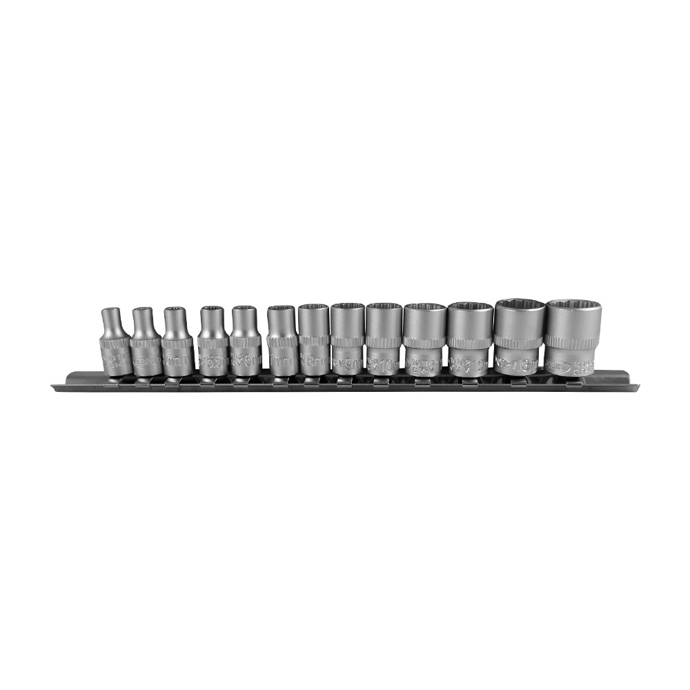RAIL A DOUILLES TOURNEVIS 1/4" 12 PANS