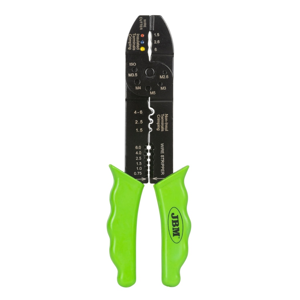 PINCE À SERTIR POUR COSSES ISOLÉES ET NON ISOLÉES 9"