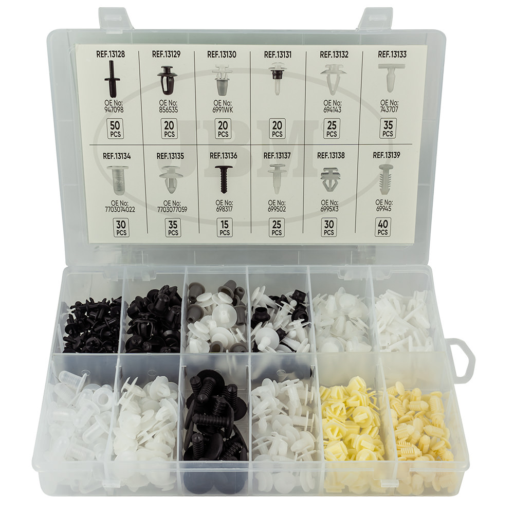 ÉTUI CLIPS EN PLASTIQUE POUR PEUGEOT / CITROEN 345 PCS