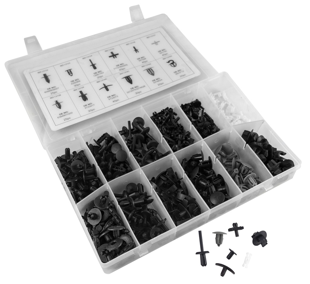 ÉTUI DE CLIPS EN PLASTIQUE POUR VOLVO 350 PCS