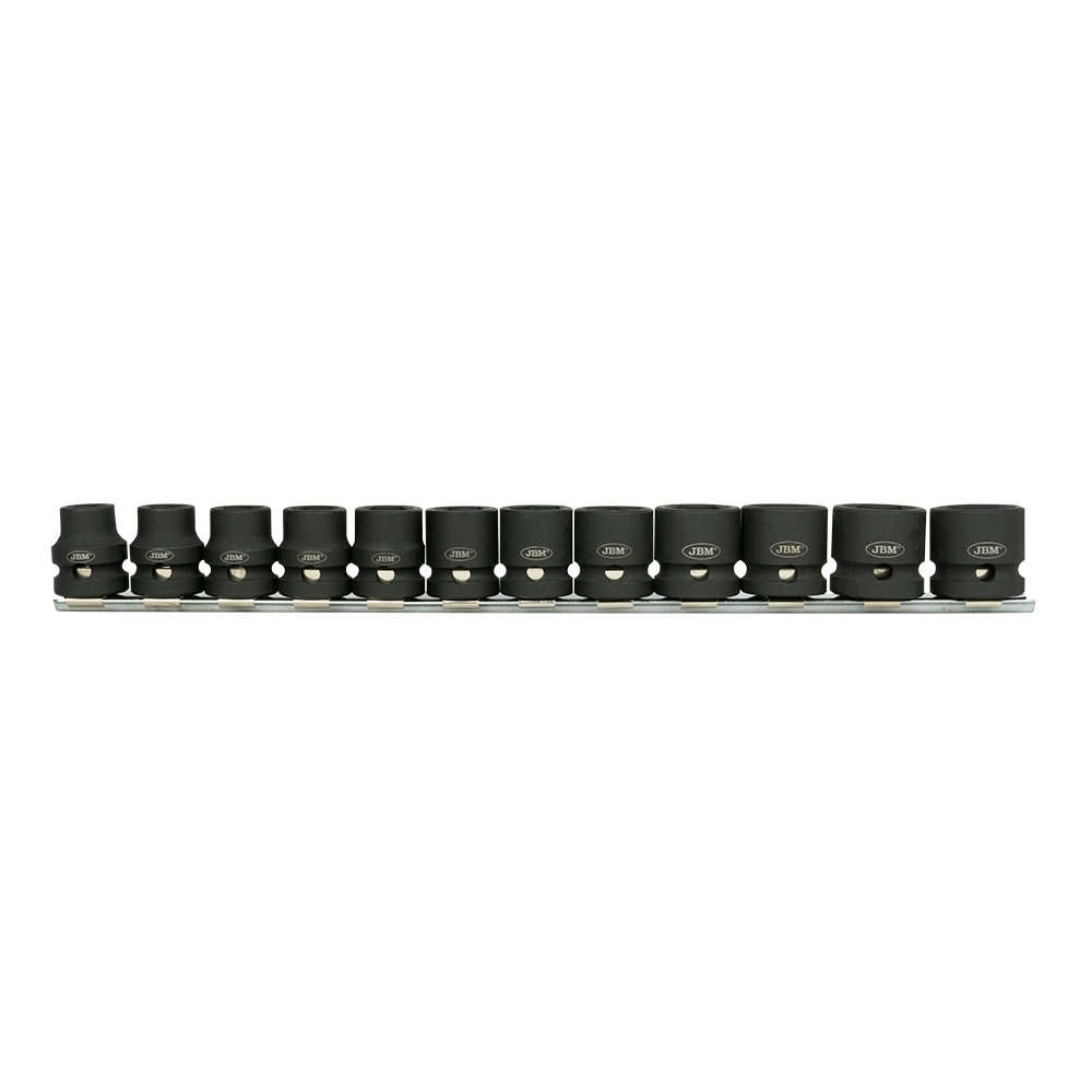 JEU DE 12 DOUILLES À CHOC 1/2" PROFIL BAS