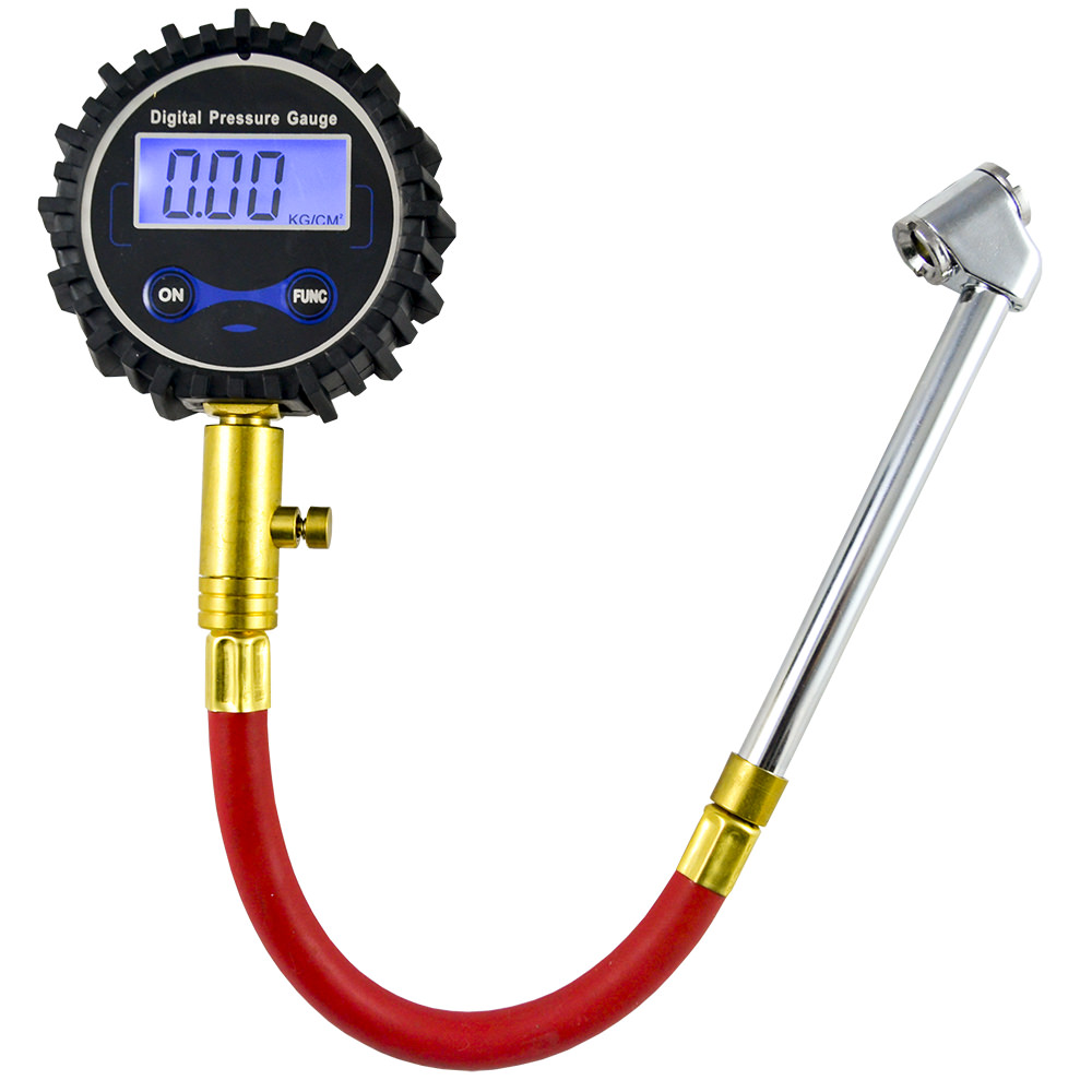 TESTEUR  DIGITAL DE PRESSION DE PNEUMATIQUES AVEC TUBE (0-15BAR)﻿