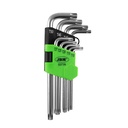 JEU DE 9 BUSES TORX (LONGUES)