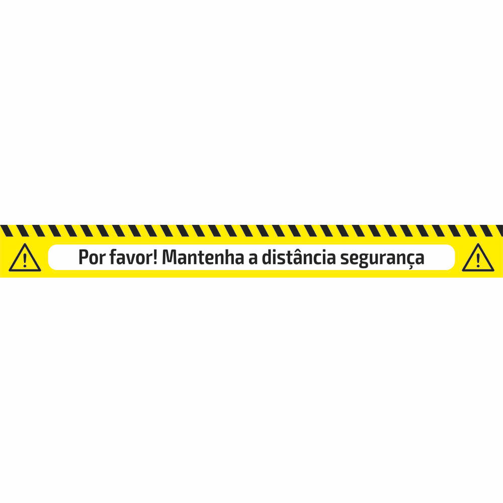 RUBAN ADHÉSIF DE SIGNALISATION - DISTANCE DE SÉCURITÉ