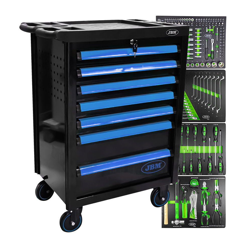 SERVANTE D'OUTILS 7 TIROIRS - BLEU