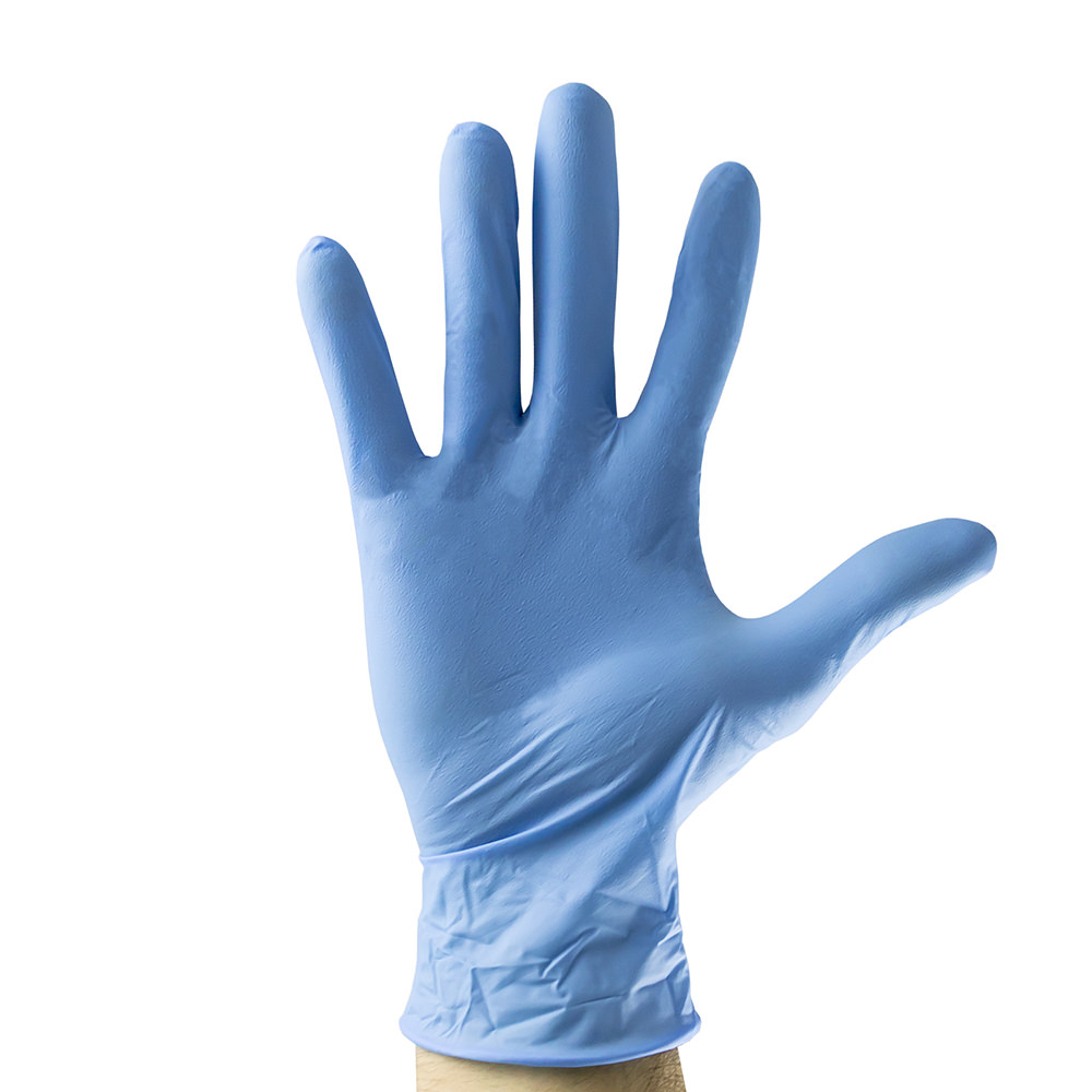 BOITE GANTS BLEUS EN NITRILE TAILLE XL 