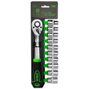 CLIQUET 72 DENTS DE 1/2" AVEC DOUILLES 12 PANS
