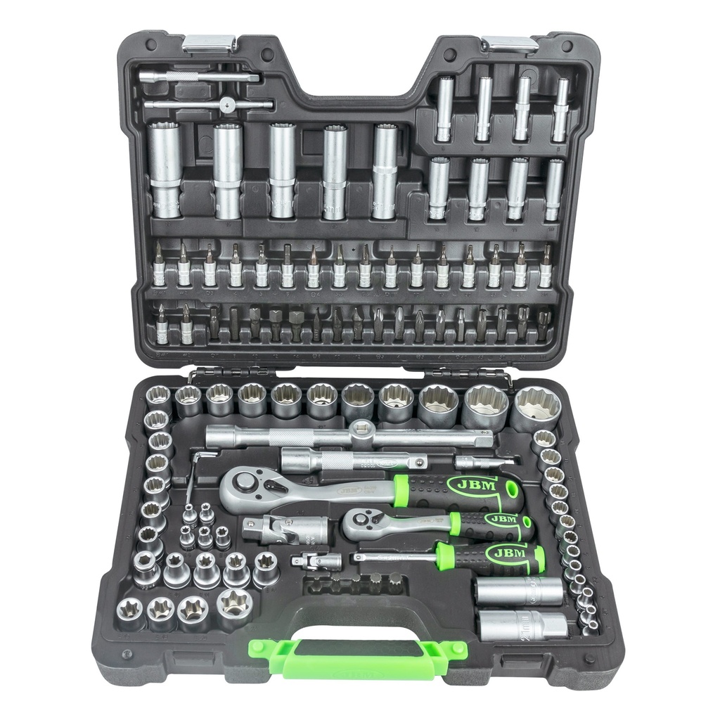 COFFRET OUTILS/DOUILLES  113 PCS 