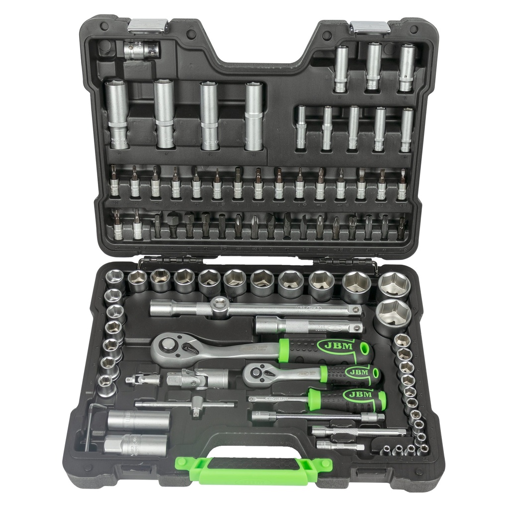 COFFRET OUTILS/DOUILLES 94 PCS 