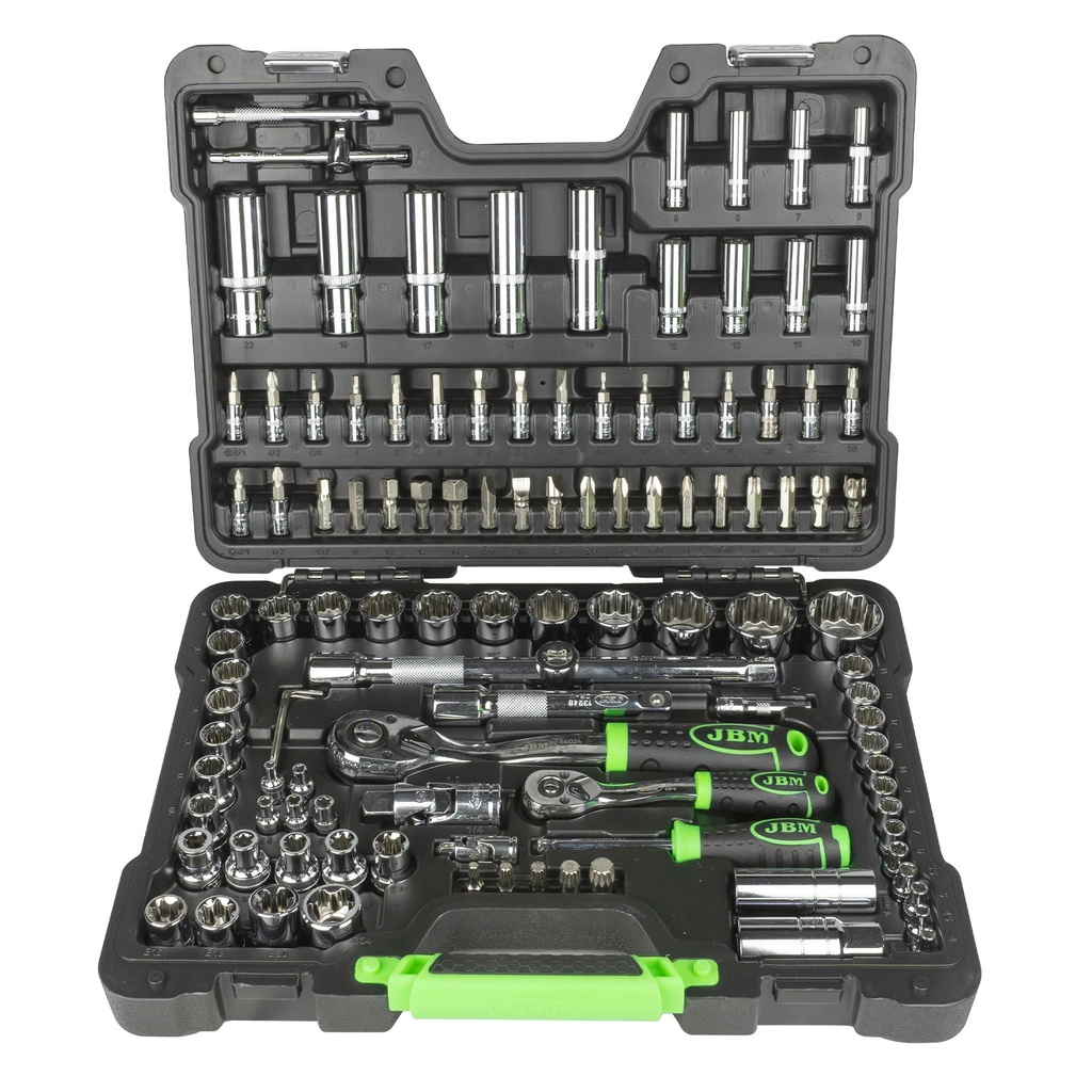 COFFRET DOUILLES 113 PCS 12 PANS