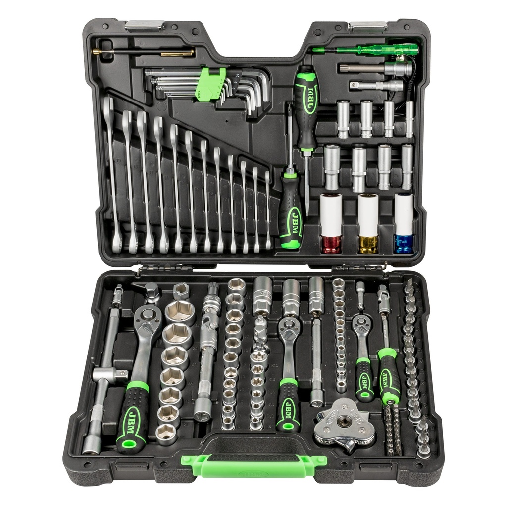 COFFRET DE DOUILLES 132 PIECES 6 PANS