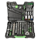 COFFRET DE DOUILLES 132 PIECES 6 PANS