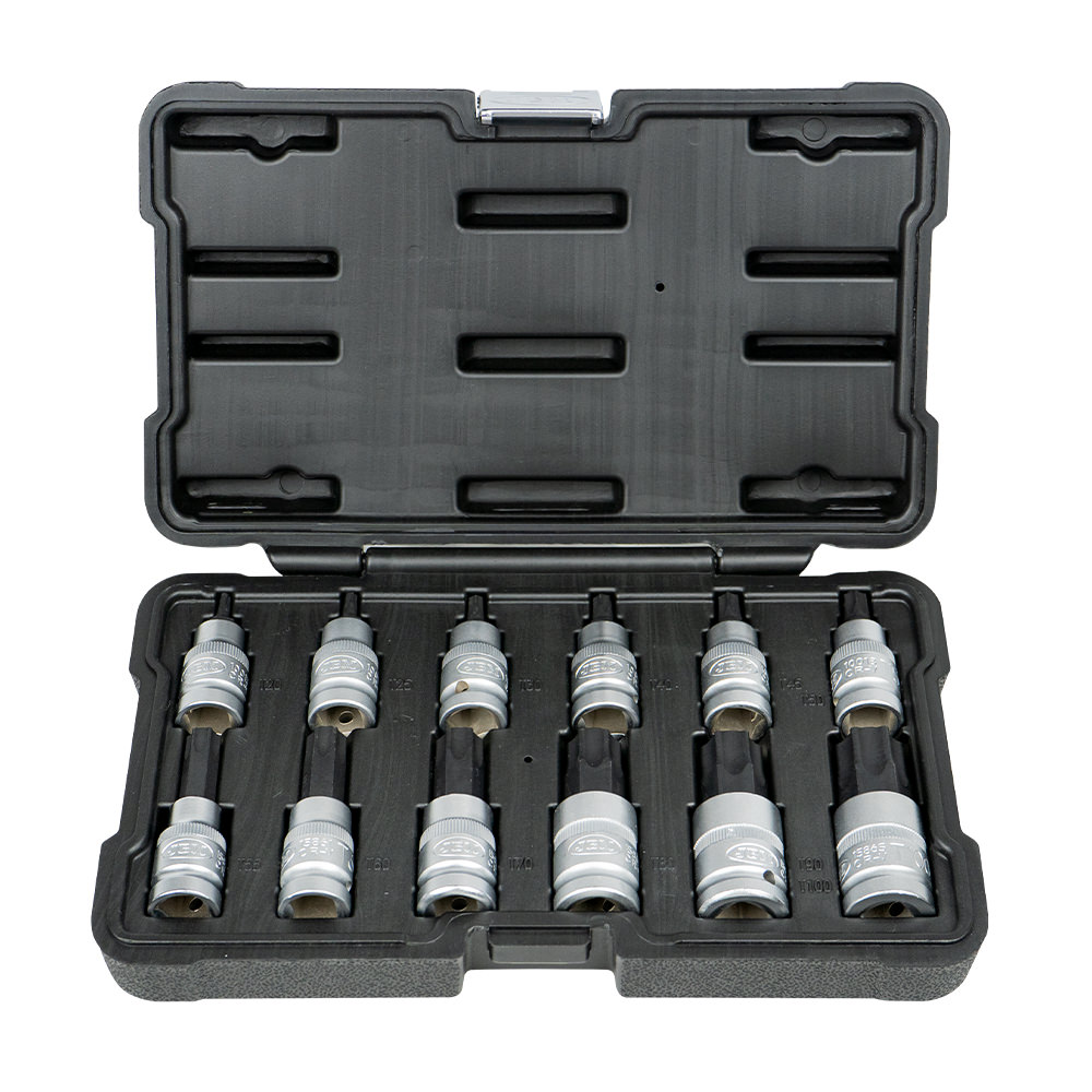 JEU DE 12 PIECES 1/2" POINTES TORX