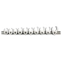 JEU DE 10 CLÉ À PIED-DE-BICHE 3/8"