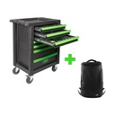 PROMO SERVANTE D'OUTILS 7 TIROIRS - VERD 53904 + SAC À DOS JBM 54043