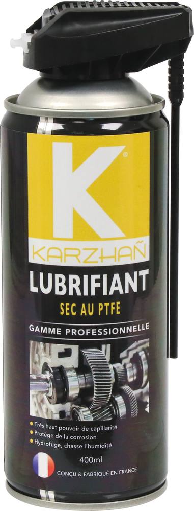 LUBRIFIANT A SEC PTFE 400ML KARZHAN